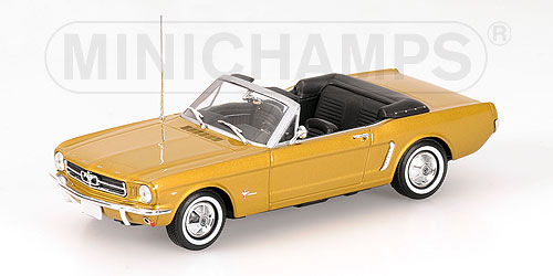 1 43 Ford Mustang Cabriolet in Gold Limited Edition 1296 pieces